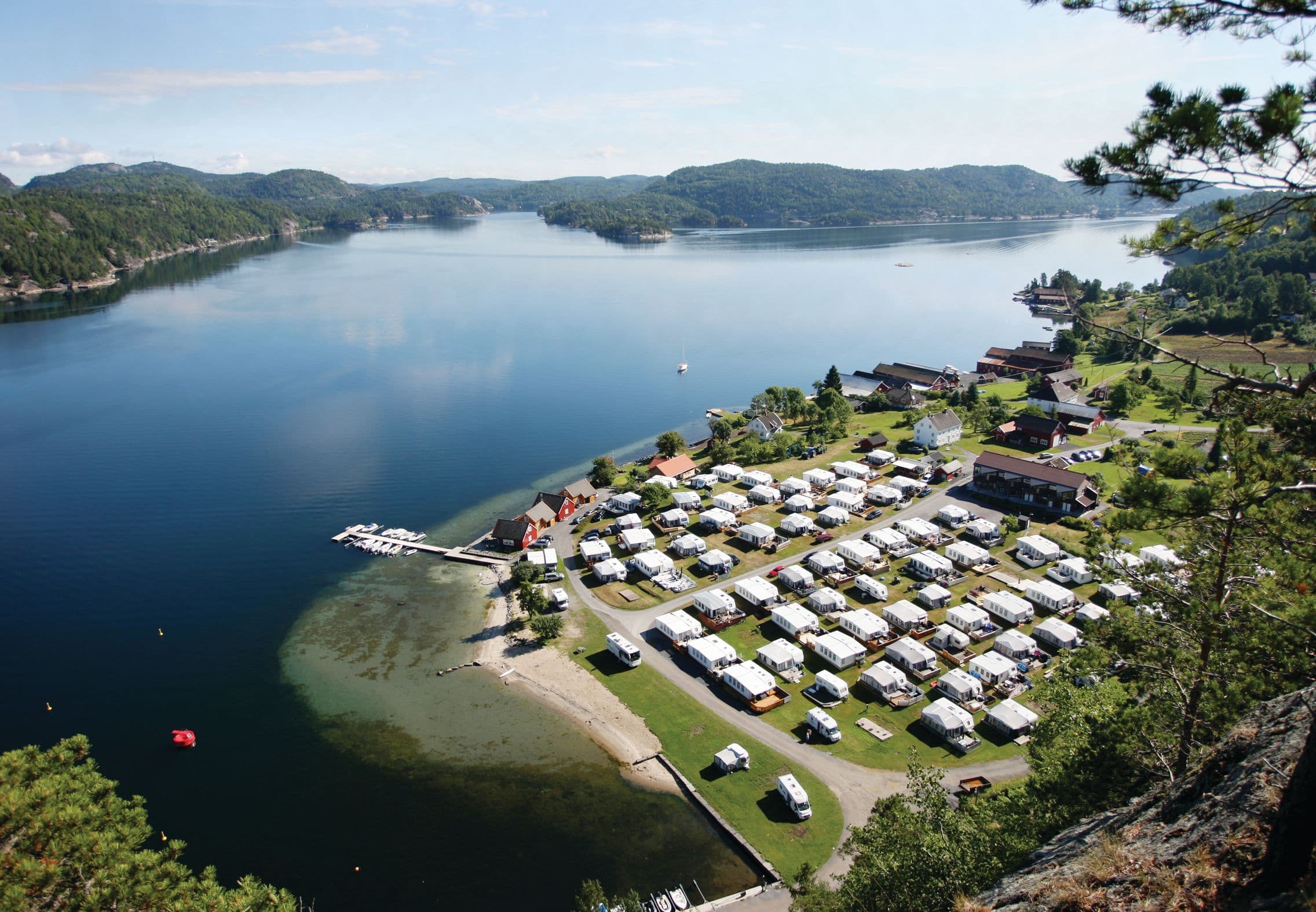 Moen Camping flyfoto