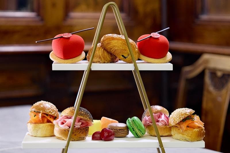 Detail of afternoon tea