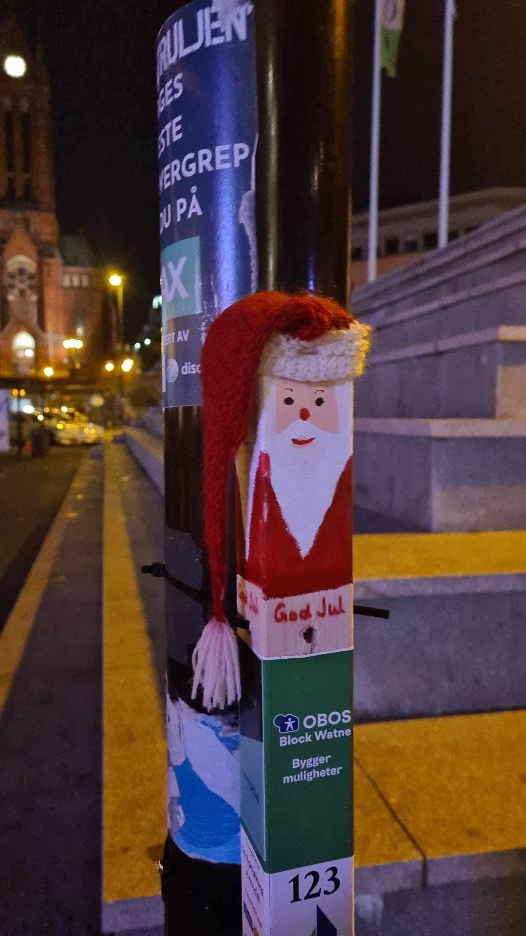 Nisse-Stolpejakt i Arendal begynner på Sam Eydes plass